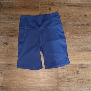 All in Motion Blue Biker Shorts